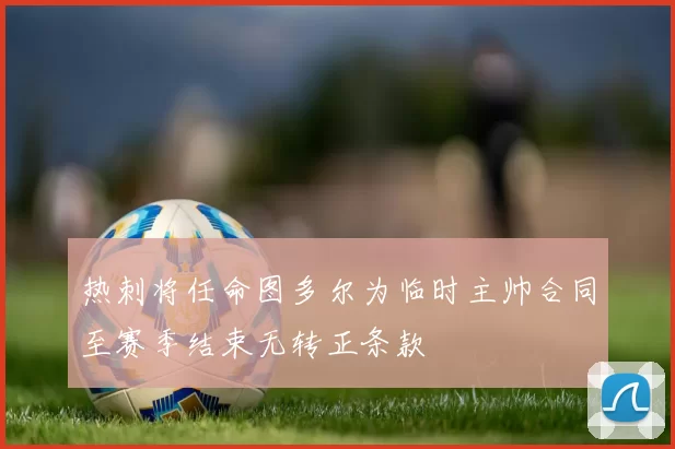热刺将任命图多尔为临时主帅合同至赛季结束无转正条款